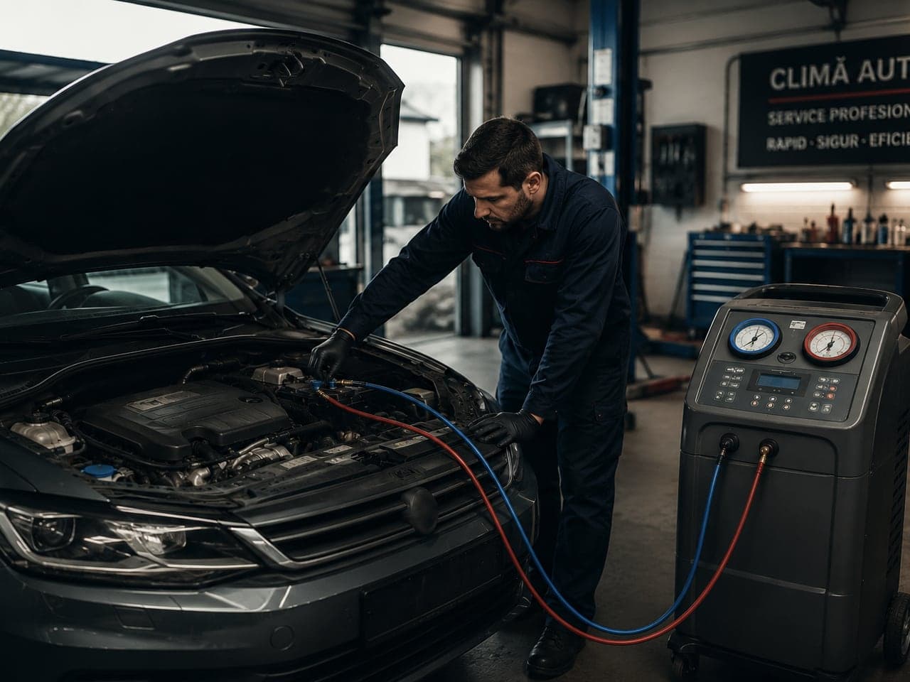 Verificare climatizare auto în service Turda