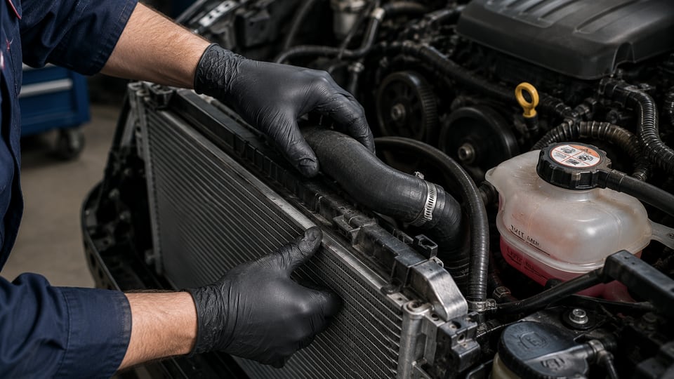Radiator motor și circuit de răcire